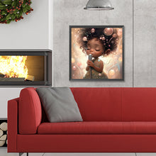 Load image into Gallery viewer, Diamond Painting - Full Round - curly hair girl (30*30CM)