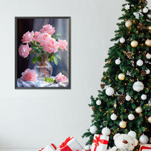 Load image into Gallery viewer, Diamond Painting - Full Round - Pink Rose (30*40CM)
