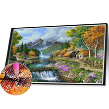 Load image into Gallery viewer, Diamond Painting - Full Square - waterfall country (40*30CM)