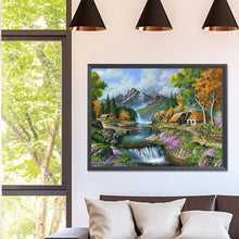 Load image into Gallery viewer, Diamond Painting - Full Square - waterfall country (40*30CM)