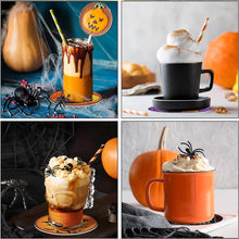 Load image into Gallery viewer, 8PCS Diamond Painting Coasters Kits with Holder (Halloween Character)