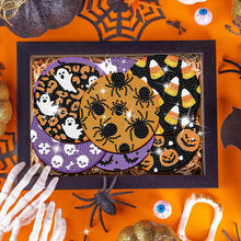 Load image into Gallery viewer, 8PCS Diamond Painting Coasters Kits with Holder (Halloween Pattern)
