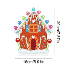 Load image into Gallery viewer, Round Diamond Art Table Decor Desktop Diamond Painting Ornament Candy House (#1)