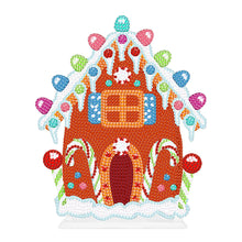 Load image into Gallery viewer, Round Diamond Art Table Decor Desktop Diamond Painting Ornament Candy House (#1)