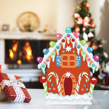 Load image into Gallery viewer, Round Diamond Art Table Decor Desktop Diamond Painting Ornament Candy House (#1)