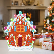 Load image into Gallery viewer, Round Diamond Art Table Decor Desktop Diamond Painting Ornament Candy House (#1)