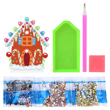 Load image into Gallery viewer, Round Diamond Art Table Decor Desktop Diamond Painting Ornament Candy House (#1)