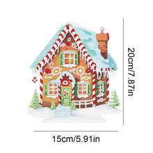 Load image into Gallery viewer, Round Diamond Art Table Decor Desktop Diamond Painting Ornament Candy House (#2)