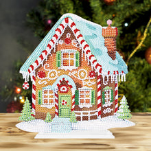 Load image into Gallery viewer, Round Diamond Art Table Decor Desktop Diamond Painting Ornament Candy House (#2)