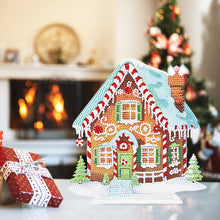 Load image into Gallery viewer, Round Diamond Art Table Decor Desktop Diamond Painting Ornament Candy House (#2)