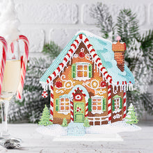 Load image into Gallery viewer, Round Diamond Art Table Decor Desktop Diamond Painting Ornament Candy House (#2)