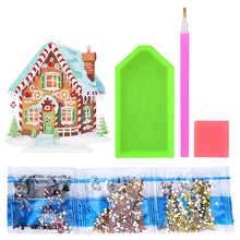 Load image into Gallery viewer, Round Diamond Art Table Decor Desktop Diamond Painting Ornament Candy House (#2)
