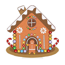 Load image into Gallery viewer, Round Diamond Art Table Decor Desktop Diamond Painting Ornament Candy House (#3)