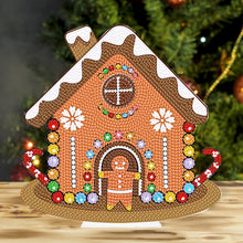 Load image into Gallery viewer, Round Diamond Art Table Decor Desktop Diamond Painting Ornament Candy House (#3)