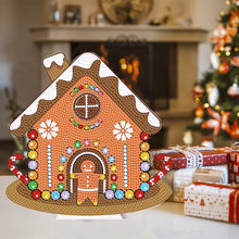 Load image into Gallery viewer, Round Diamond Art Table Decor Desktop Diamond Painting Ornament Candy House (#3)