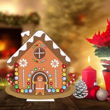 Load image into Gallery viewer, Round Diamond Art Table Decor Desktop Diamond Painting Ornament Candy House (#3)