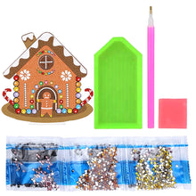 Load image into Gallery viewer, Round Diamond Art Table Decor Desktop Diamond Painting Ornament Candy House (#3)