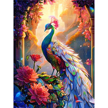 Load image into Gallery viewer, Diamond Painting - Full Round - glowing peacock (30*40CM)