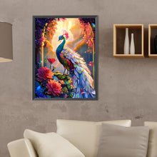 Load image into Gallery viewer, Diamond Painting - Full Round - glowing peacock (30*40CM)
