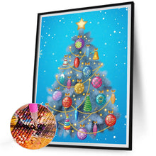Load image into Gallery viewer, Diamond Painting - Full Round - Christmas tree with lights (30*40CM)