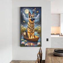 Load image into Gallery viewer, Diamond Painting - Full Round - Wolfdog on the boat (40*70CM)