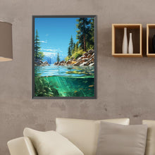 Load image into Gallery viewer, Diamond Painting - Full Round - Summer mountains and fields (30*40CM)