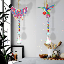 Load image into Gallery viewer, Suncatcher Diamond Drawing Hanging Ornament Kit (Butterfly Hummingbird)