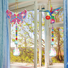 Load image into Gallery viewer, Suncatcher Diamond Drawing Hanging Ornament Kit (Butterfly Hummingbird)