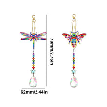 Load image into Gallery viewer, Suncatcher Diamond Drawing Hanging Ornament Kit (Dragonfly Bee)