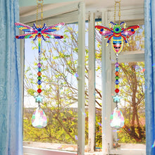 Load image into Gallery viewer, Suncatcher Diamond Drawing Hanging Ornament Kit (Dragonfly Bee)