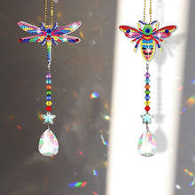 Load image into Gallery viewer, Suncatcher Diamond Drawing Hanging Ornament Kit (Dragonfly Bee)