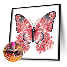 Load image into Gallery viewer, Diamond Painting - Partial Special Shaped - garden butterfly (30*30CM)