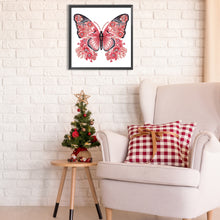 Load image into Gallery viewer, Diamond Painting - Partial Special Shaped - garden butterfly (30*30CM)