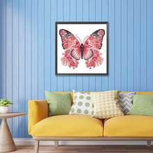 Load image into Gallery viewer, Diamond Painting - Partial Special Shaped - garden butterfly (30*30CM)