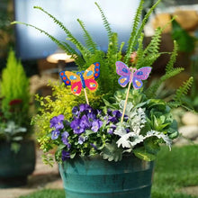 Load image into Gallery viewer, 8PCS Diamond Painting Garden Stakes Decor for Garden Decor (Butterfly)