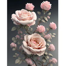 Load image into Gallery viewer, Diamond Painting - Full Square - Pink Rose (30*40CM)