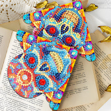 Load image into Gallery viewer, 4PCS Special Shape+Round Diamond Painting Bookmark Kits Kits (Skull)
