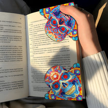 Load image into Gallery viewer, 4PCS Special Shape+Round Diamond Painting Bookmark Kits Kits (Skull)