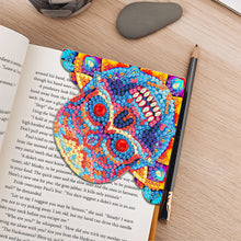 Load image into Gallery viewer, 4PCS Special Shape+Round Diamond Painting Bookmark Kits Kits (Skull)