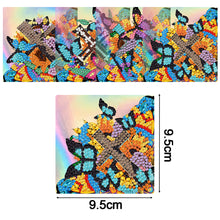Load image into Gallery viewer, 4PCS Special Shape+Round Diamond Painting Bookmark Kits Kits(Butterfly Crucifix)