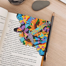 Load image into Gallery viewer, 4PCS Special Shape+Round Diamond Painting Bookmark Kits Kits(Butterfly Crucifix)