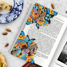 Load image into Gallery viewer, 4PCS Special Shape+Round Diamond Painting Bookmark Kits Kits(Butterfly Crucifix)