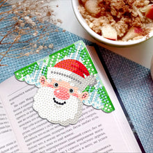 Load image into Gallery viewer, 4PCS Special Shape+Round Diamond Painting Bookmark Kits Kits(Cartoon Snowman #7)