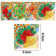 Load image into Gallery viewer, 4PCS Special Shape+Round Diamond Painting Bookmark Kits Kits (Christmas Series)