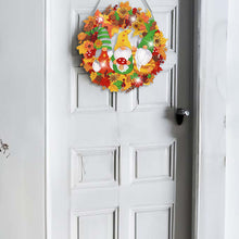 Load image into Gallery viewer, Special Shaped Diamond Painting Wall Decor Wreath Gnome Crystal Painting Wreath