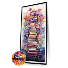 Load image into Gallery viewer, Diamond Painting - Full Round - Flower Book Ladder (30*70CM)