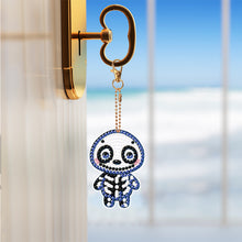 Load image into Gallery viewer, 6PCS Double Sided Special Shape Diamond Painting Art Keychain Pendant Wacky Doll