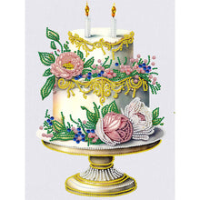 Load image into Gallery viewer, Diamond Painting - Partial Special Shaped - cake desserts (30*40CM)