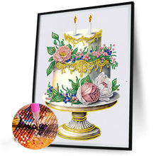 Load image into Gallery viewer, Diamond Painting - Partial Special Shaped - cake desserts (30*40CM)