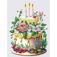 Load image into Gallery viewer, Diamond Painting - Partial Special Shaped - cake desserts (30*40CM)
